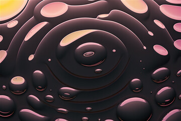 abstract accurate topography, , water drops, rounded forms