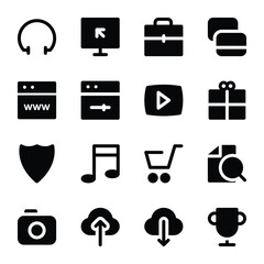 Set of Business Line Icons

