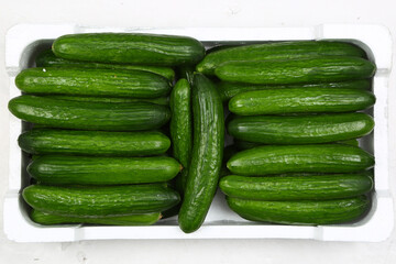 Image of a bunch of cucumbers