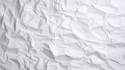 Obraz premium crumpled white paper background