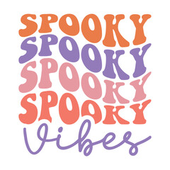 Spooky Vibes Retro svg