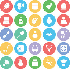 Fashion Icons in Bold Line Designs 

