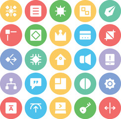Pack of Bold Line Icons Download 

