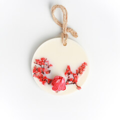 fragrant wax tablets with dried flowers,Natural handmade air freshener for closets, drawers. Wedding favors