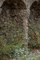 Gaudi parc guell details tourist summer, travel