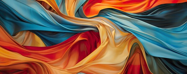 abstract swirling and flowing pattern, wallpaper or background, generative AI