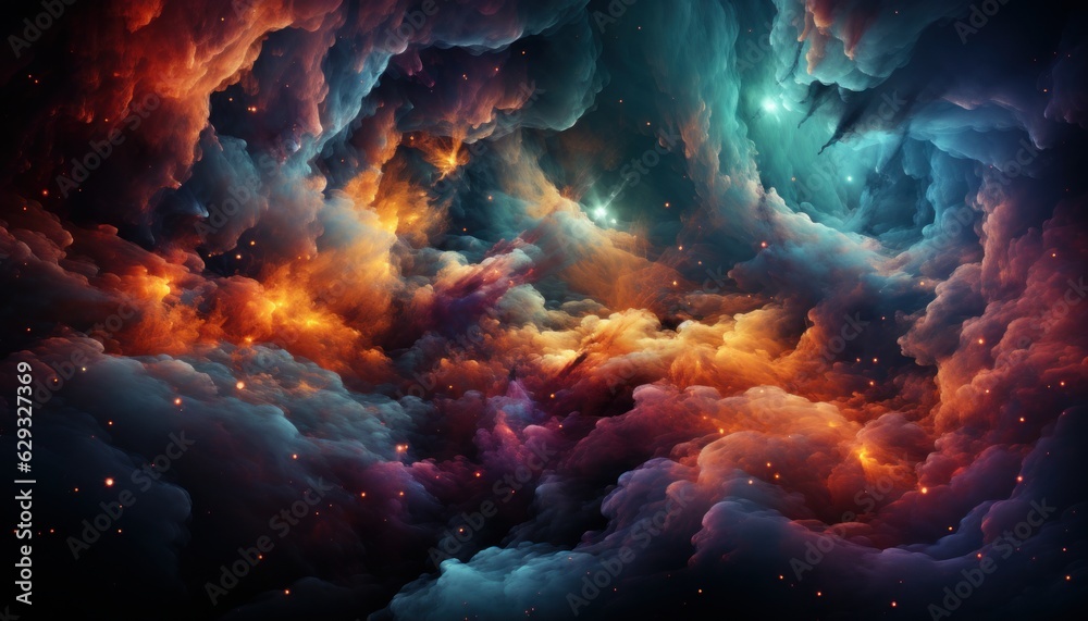 Canvas Prints visualization of space