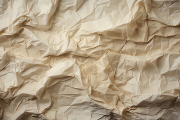 Background, texture, crumpled paper. Background for the site, application. AI generative.