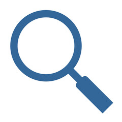 Vector graphic of a magnifying glass symbol