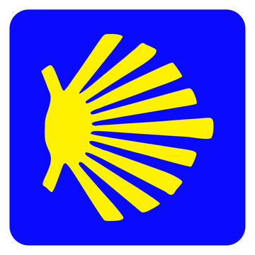 Vector graphic of the Saint James way shell