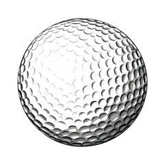 Illustration of Golf ball 

