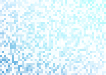 Blue pixel vector background template