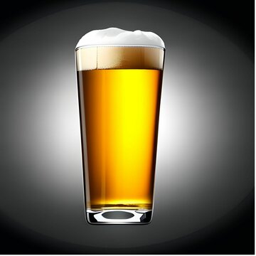 beer glass, cold, cup, t-shirt print, decorative frame, poster, generator AI