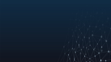 Abstract geometric background. Plexus mesh backdrop. Vector