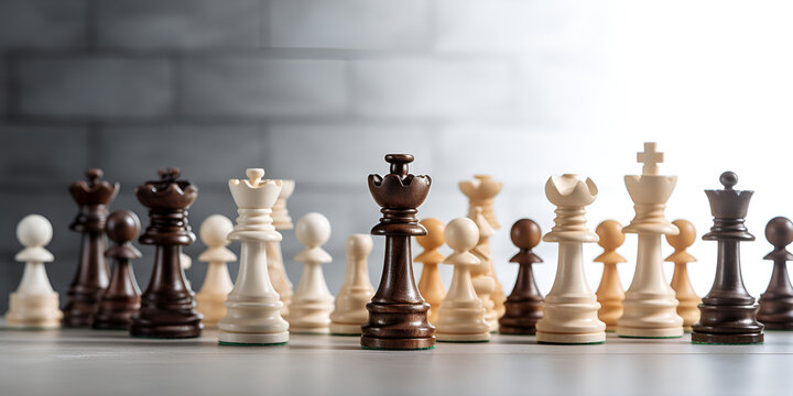 The Position Of The Various Pieces On A Chess Board Background, Black,  Game, Table Setting Background Image And Wallpaper for Free Download