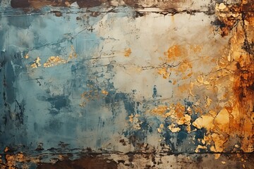 Grunge background - faded textures, distressed elements, and worn-out appearance paint a vivid portrait of the passage of time, showcasing the beauty that emerges from decay