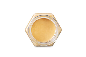 Cashews butter on a white isolated background