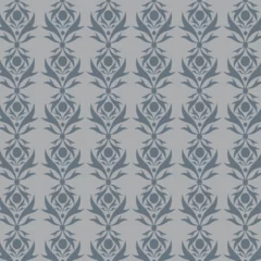 Foto op Plexiglas Vintage floral vector repeat pattern © snadiacreations