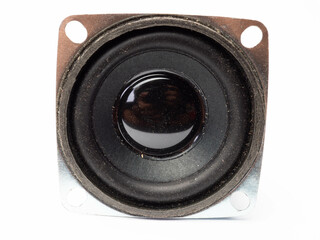 Close up shoot of a woofer speaker