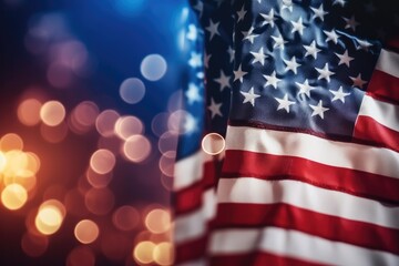 Beautiful United States of America flag, U.S.A flag.