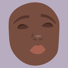 Minimalist Woman Face