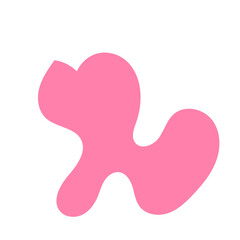 Pink vectors abstract shapes