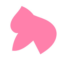Pink vectors abstract shapes