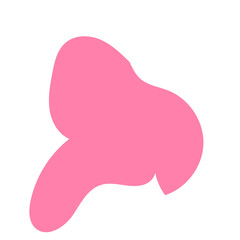 Pink vectors abstract shapes