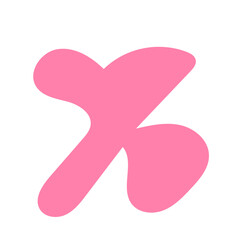 Pink vectors abstract shapes