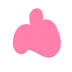 Pink vectors abstract shapes