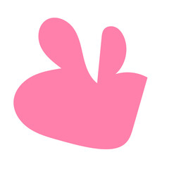 Pink vectors abstract shapes