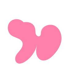 Pink vectors abstract shapes