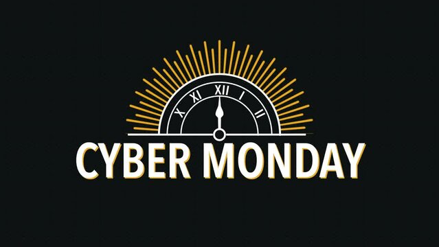 The countdown to Cyber Monday begins, symbolized by a prominent clock set against the vastness of dark space. A compelling union of holiday promotions and the infinite cosmos