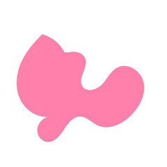 Pink vectors abstract shapes