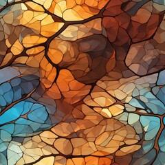 A rough nature pattern. Generative AI. 