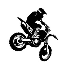 Fototapeta premium Dirt bike svg, motocross rider SVG, motocross svg, motorcycle svg, motorbike svg, dirt bike monogram split frame name svg, MX svg, Mountain