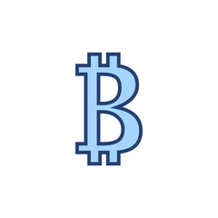 Bitcoin icon vector. bitcoin sign and symbol. payment symbol. cryptocurrency logo