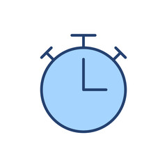 Stopwatch icon vector. Timer sign and symbol. Countdown icon. Period of time