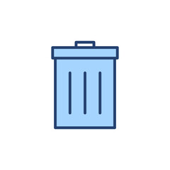 Trash icon vector. trash can icon. delete sign and symbol.