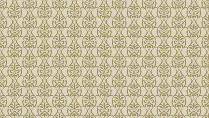 damask seamless pattern background. Elegant luxury texture for wallpapers, backgrounds and page fill. Seamless vintage ornamental watercolor paint pattern for fabric and ceramic tile.