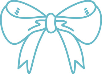 hand drawn bow tie art line