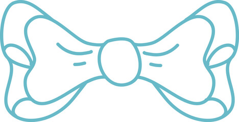 hand drawn christmas ribbons art line