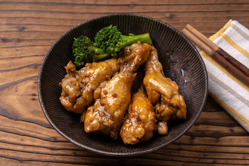 鶏の酢醤油煮