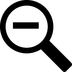 Zoom find icon symbol image vector. Illustration of the search lens design image