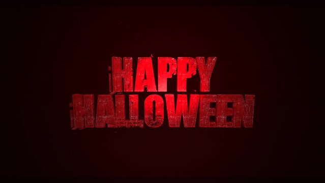 A seductive dark red texture serves as a canvas for Happy Halloween, creating a fusion of beauty and dread thats hauntingly alluring