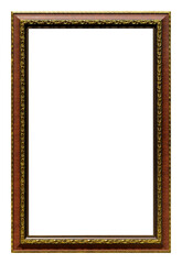 Fototapeta premium Antique frame isolated on the white background