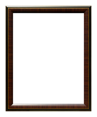 Vintage frame isolated on the white background