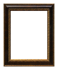 Antique frame isolated on the white background