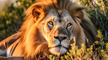 Fototapeta premium Symbol of Courage! Regal and Fierce! 