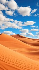 Fototapeta na wymiar Grassy dunes mixed with sandy dunes, Harmony with nature illustration made with Generative AI